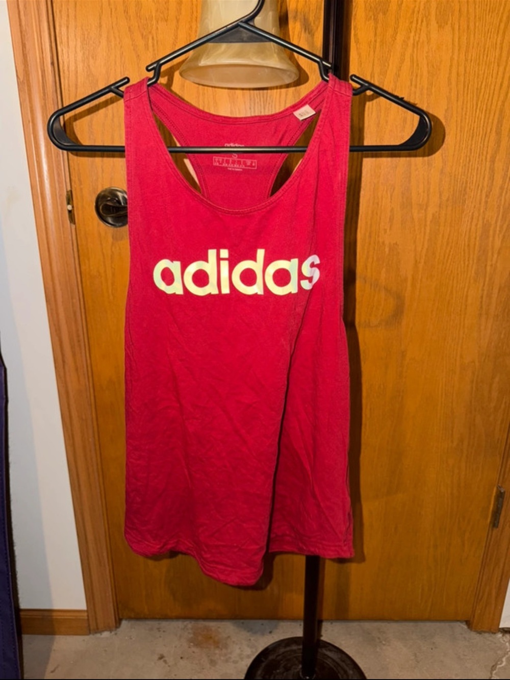 adidas Women’s Bright Red Logo Tank